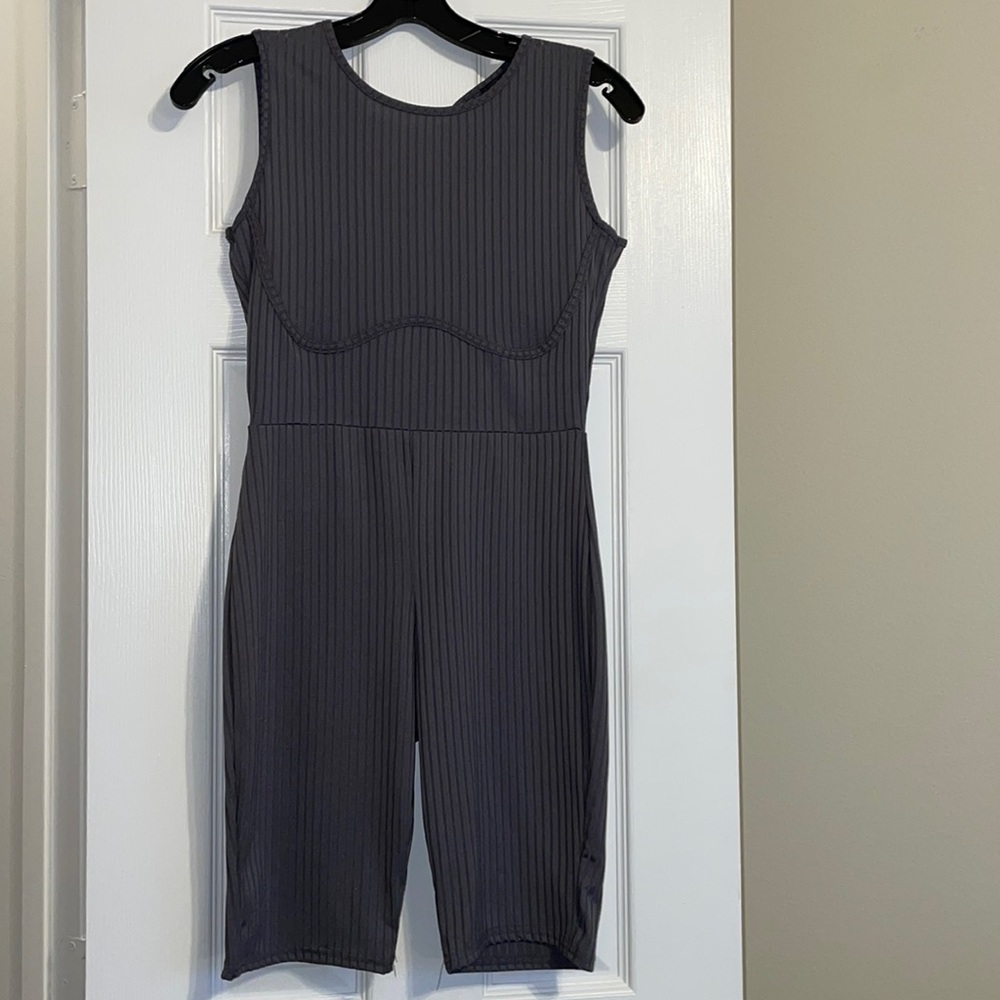 Gray Jumpsuit